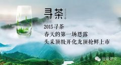 2015寻茶 ▎春天的第一杯甘露，顶峰头采顶级开化龙顶抢鲜上市